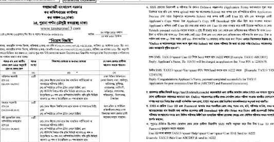 Tax Zone 13 Job Circular 2019