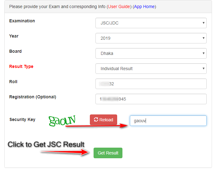 web based jsc result eboardresults.com