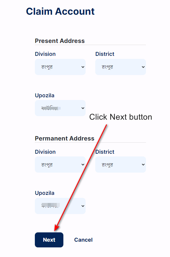 nidw.gov.bd NID account create