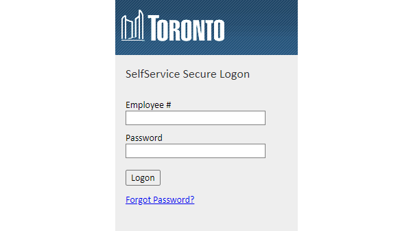 City of toronto eli login