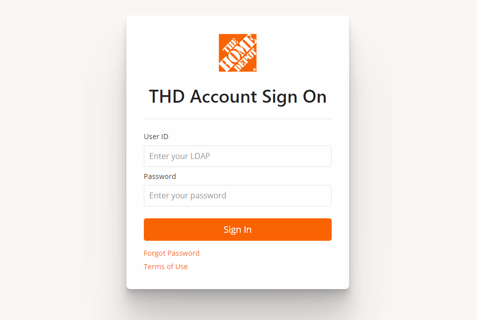 home depot workday login