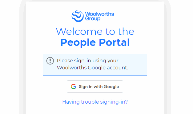 peoplesoft woolworths