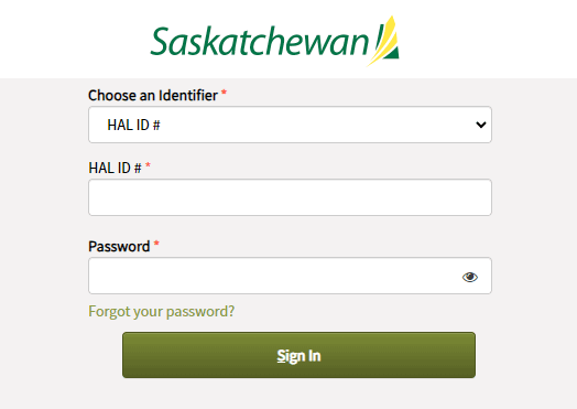 sask hal login