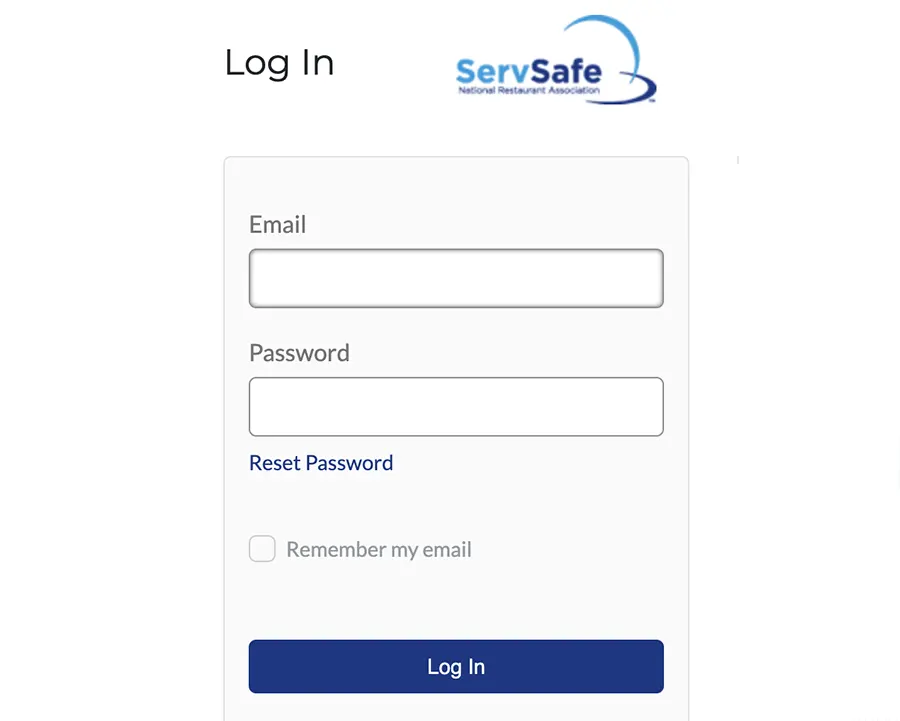 servsafe login