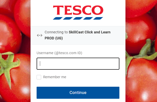 tesco click and learn login