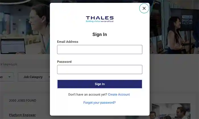 thales.wd3.myworkdayjobs.com login