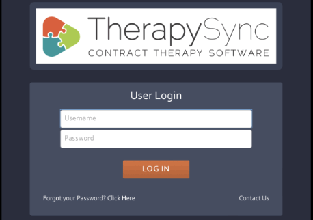 therapysync login