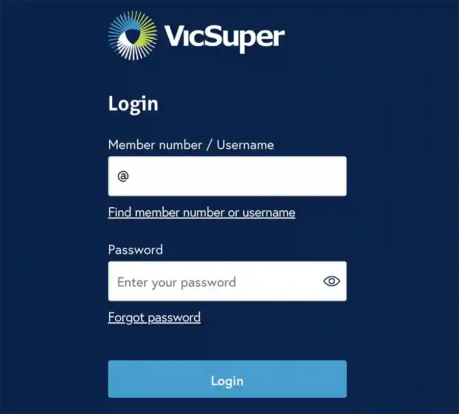 vicsuper member login