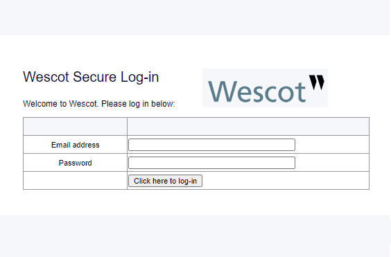 wescot login