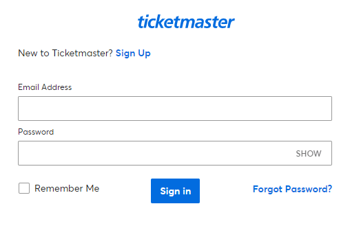 www.ticketmaster.com login