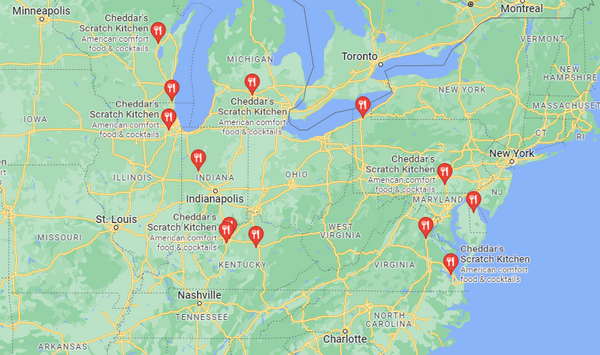 Cheddar's Near Me