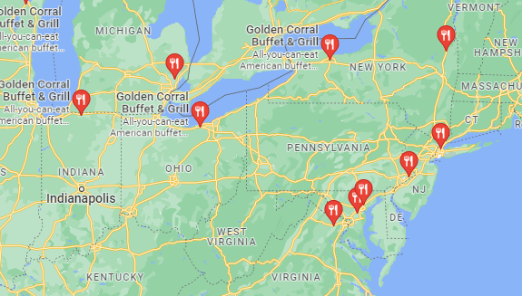 Golden corral near me