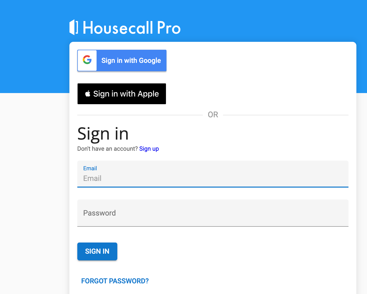 Housecall Pro Login