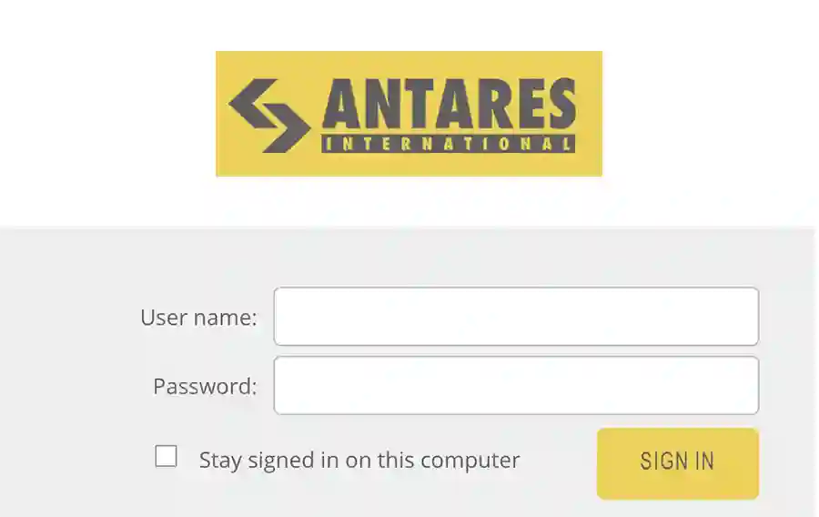 antares trade login