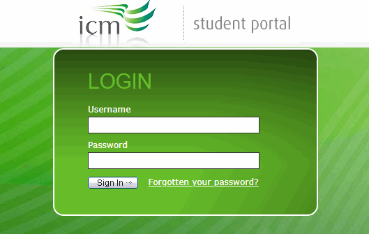 icm student portal
