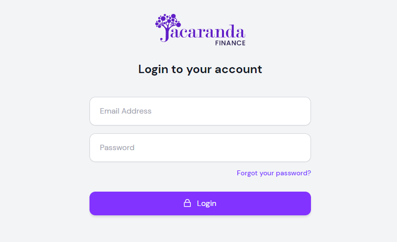 jacaranda finance login