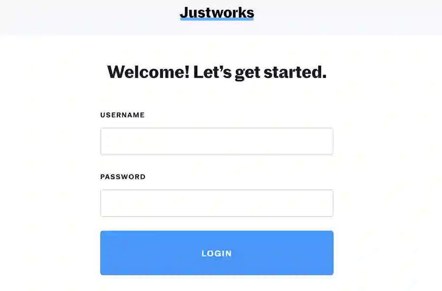 just work login