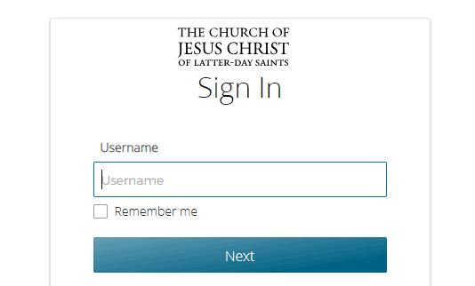 lds.org my account and ward