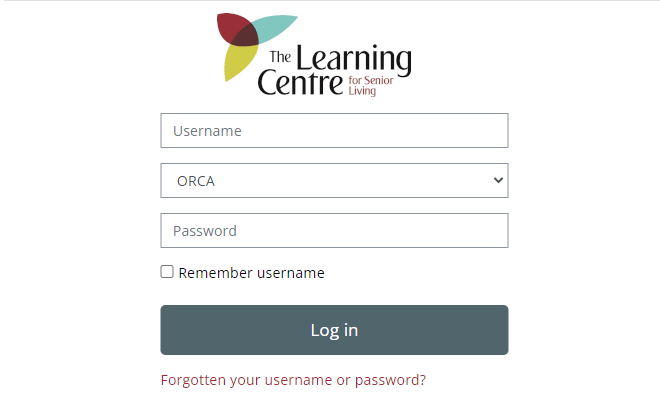 learningcenterforseniorliving.ca login