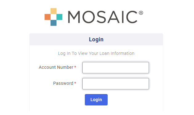 mosaic loan login