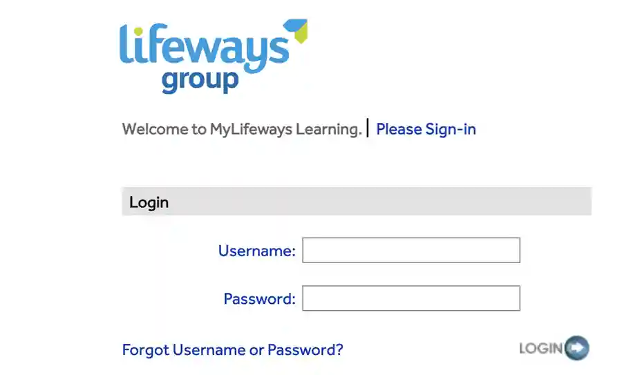 my lifeways training login