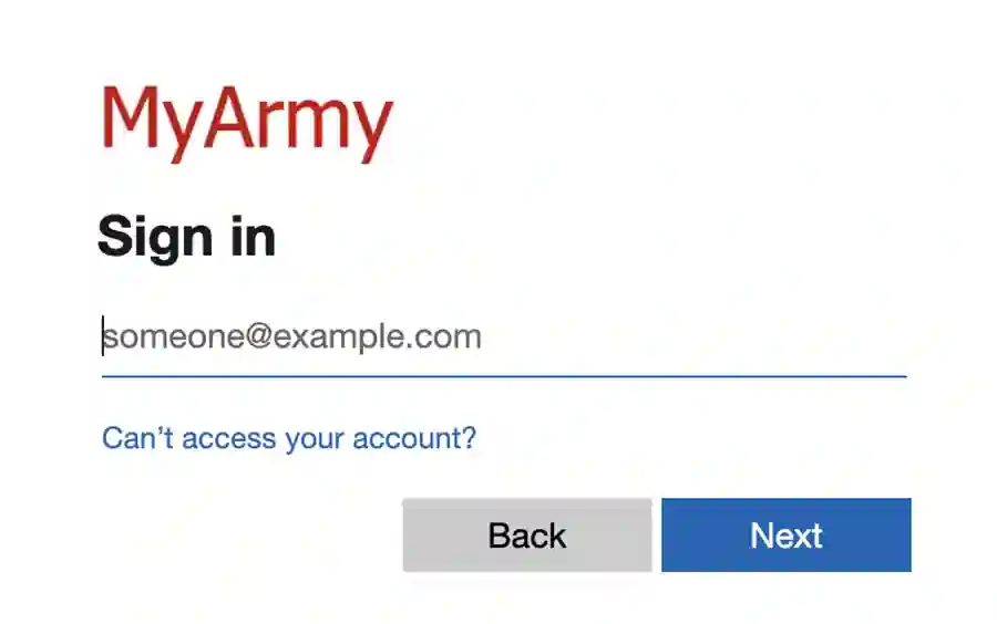 myarmy login
