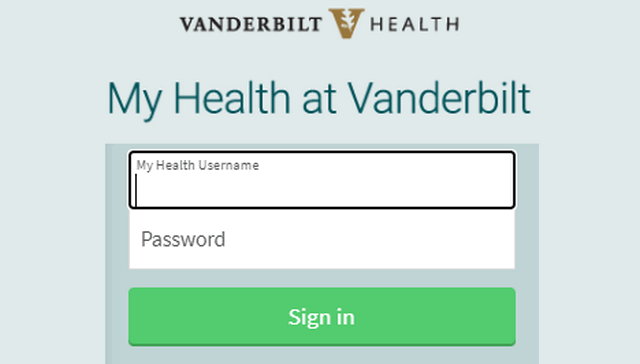 myhealthatvanderbilt login