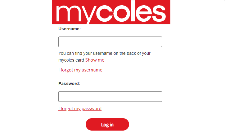 myhub coles login