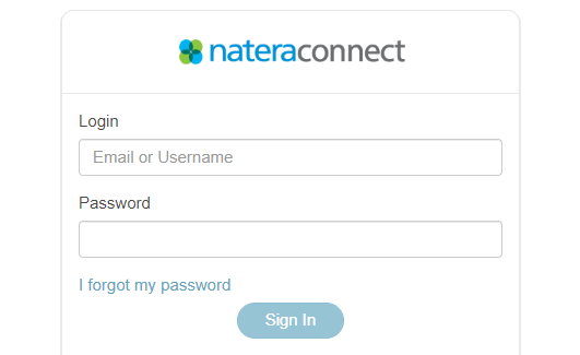 natera connect login