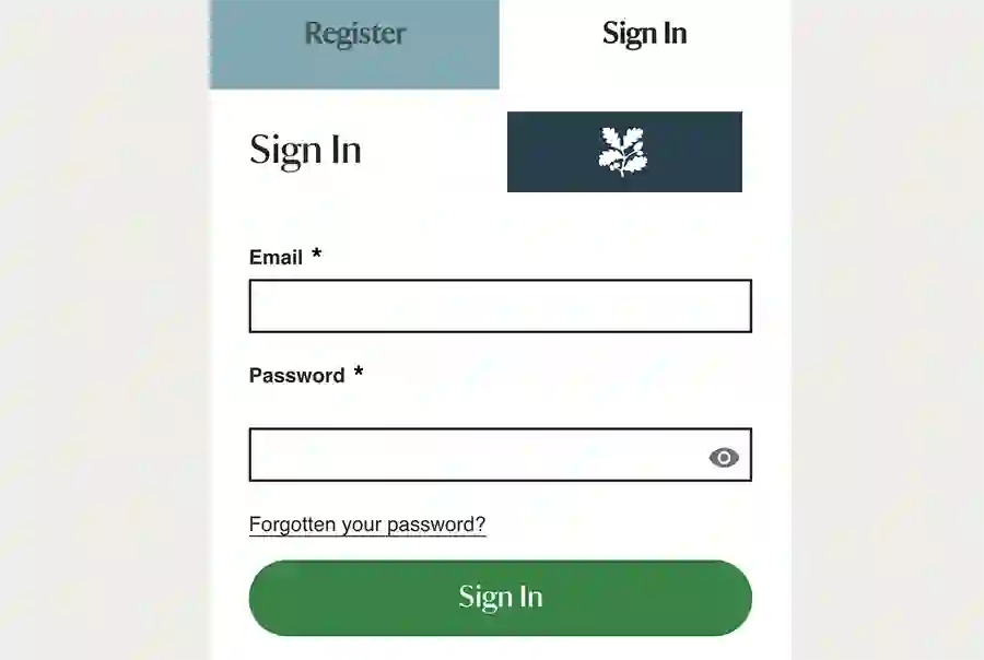 national trust staff login