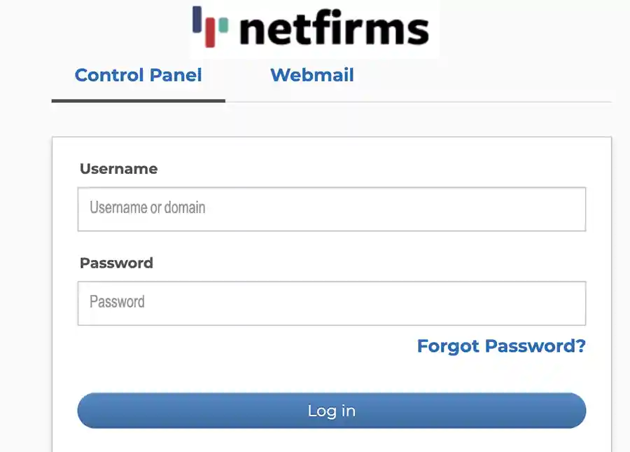 netfirms login