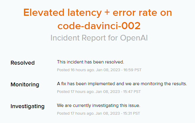 openai outage resolved