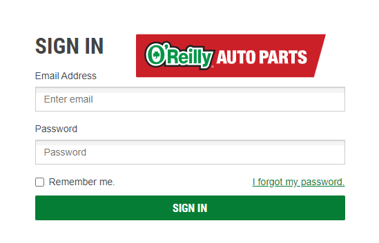 o'reilly's teamnet app
