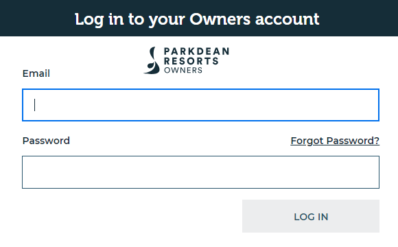 parkdean owners login