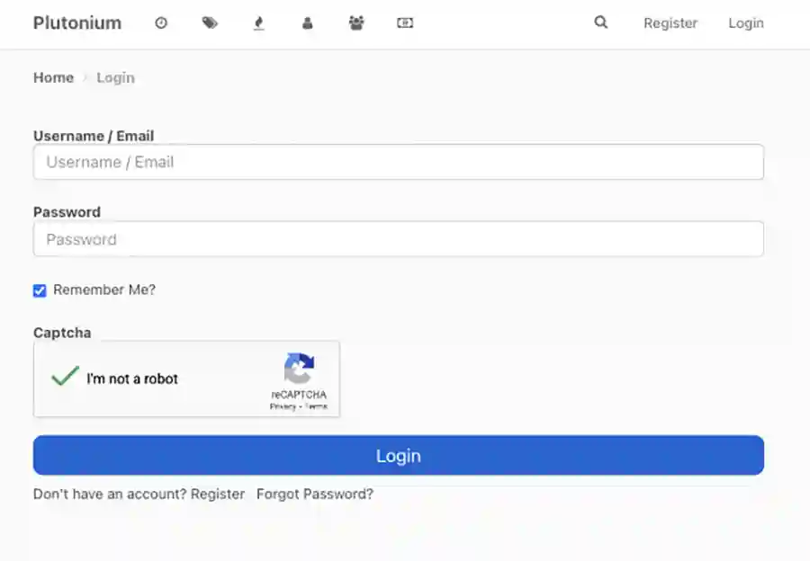 Plutonium Login & Registration https//forum.plutonium.pw