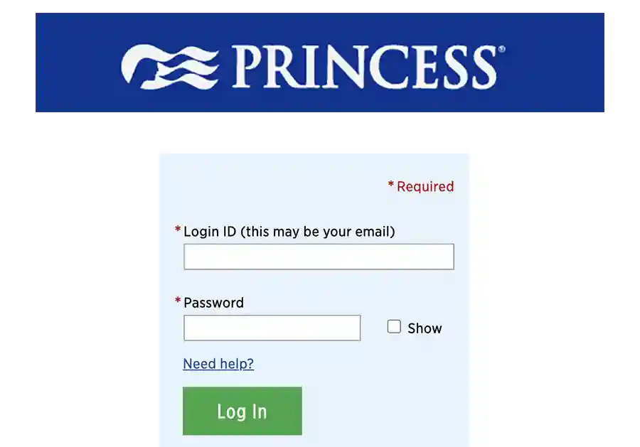 princess cruise login travel agent