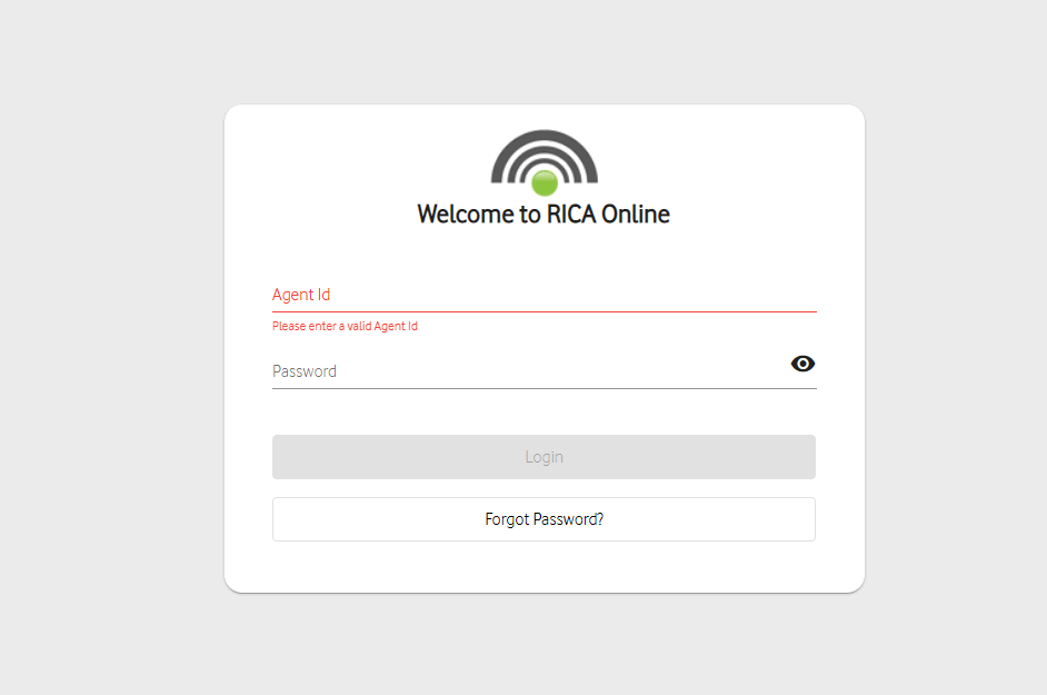 rica online login
