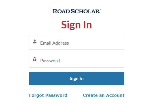 road scholar login