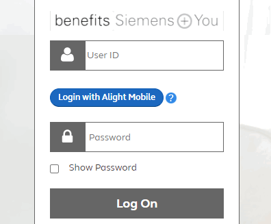 siemens benefits login