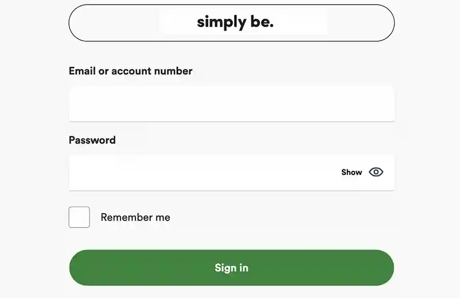 simply be login