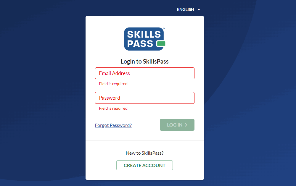skills pass login