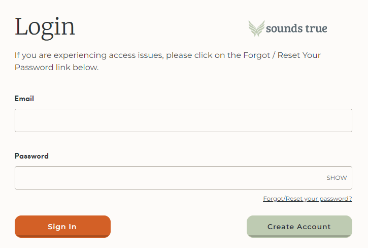 sounds true login