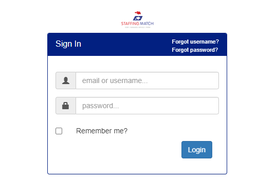 staffing match portal