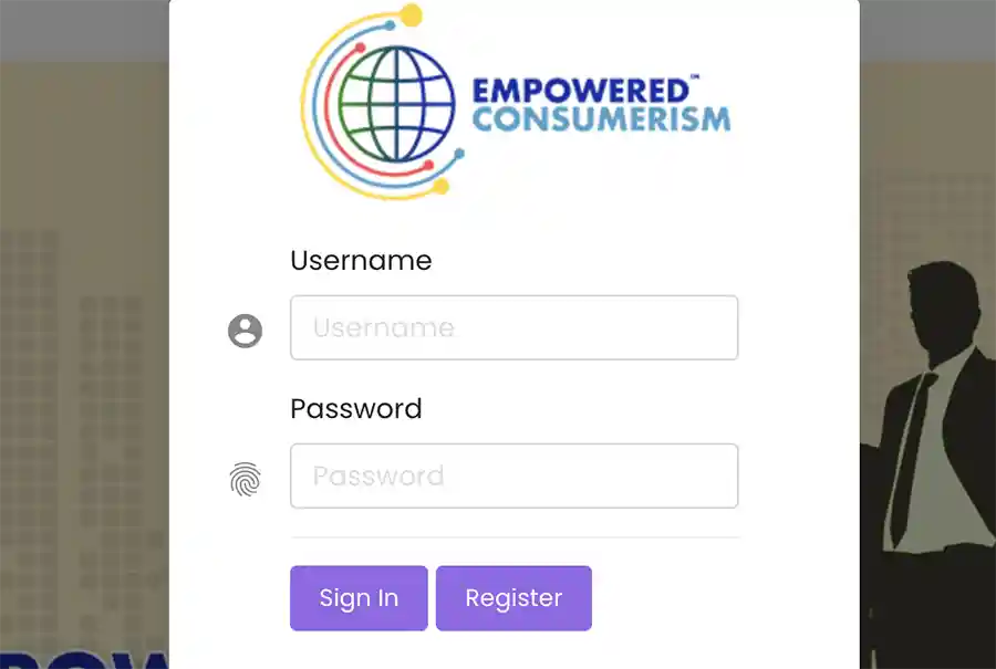 Ec5 empowered consumerism Login