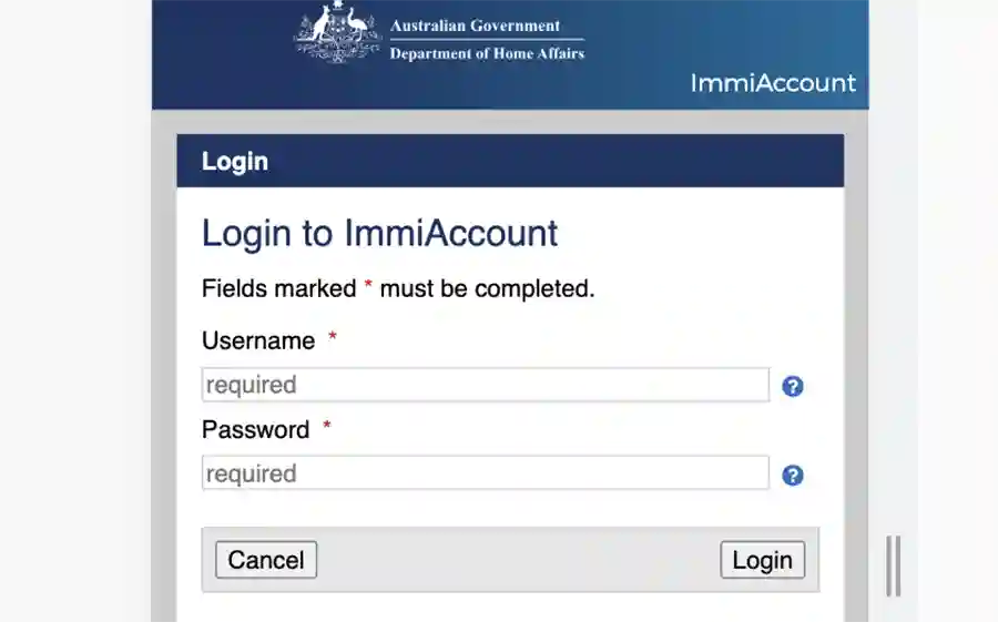 Immiaccount Login
