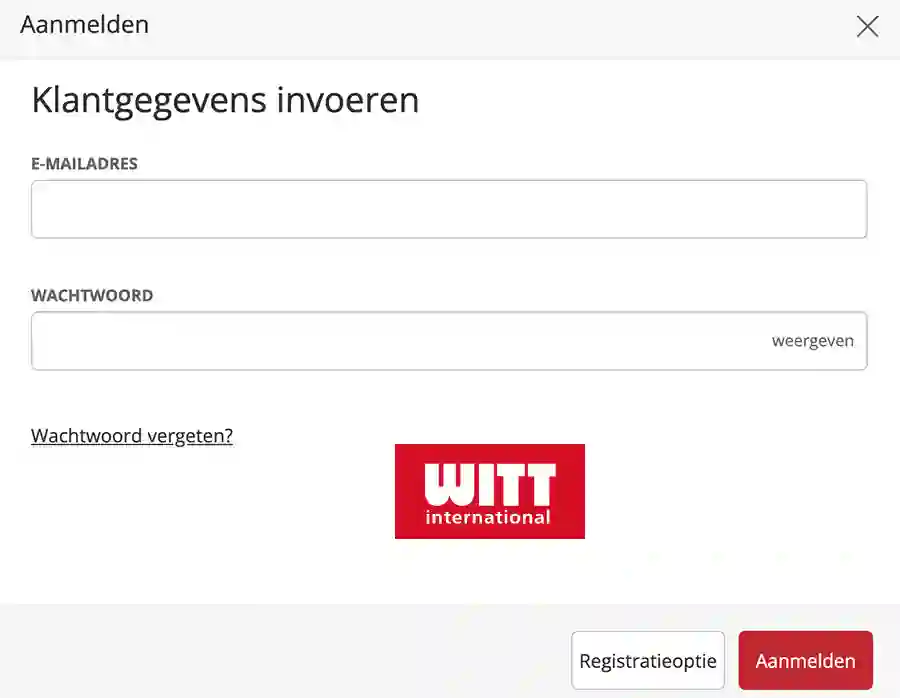 Witt International My Account Login