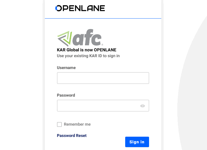 Afc Dealer Login