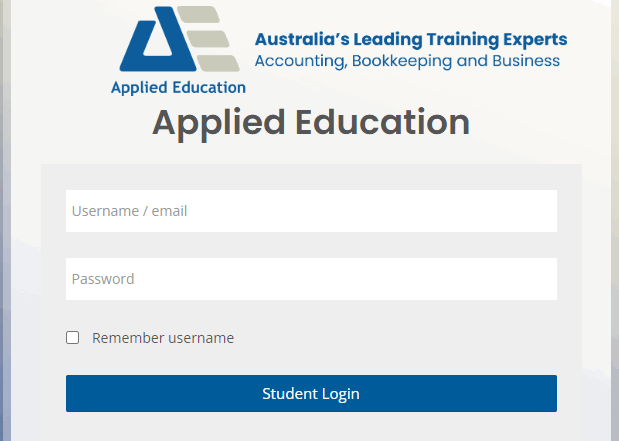 applied education login