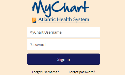 atlantic health mychart login