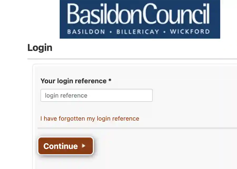 basildon housing login